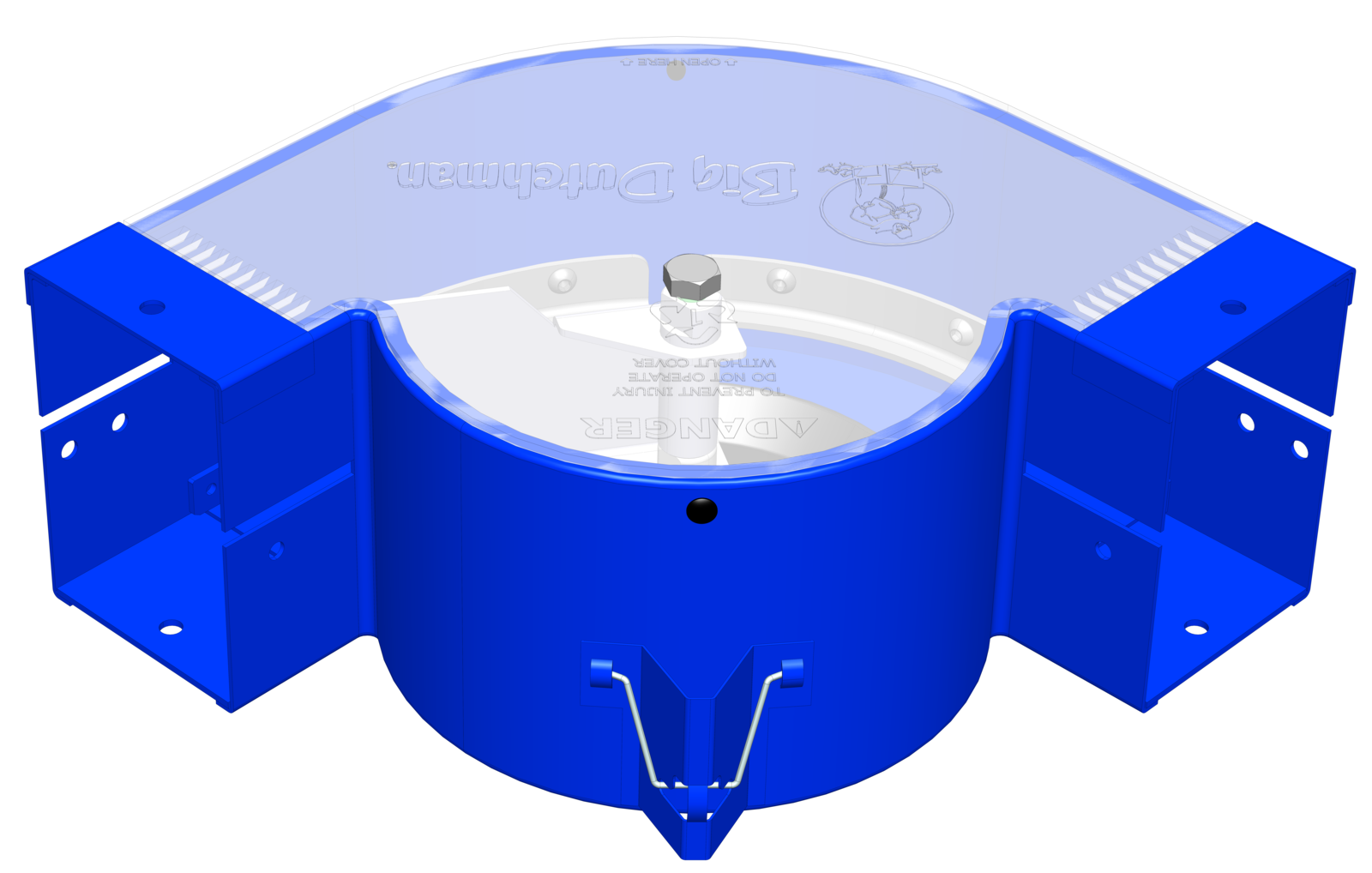Corner 90deg high design with transparent cover/bush POM